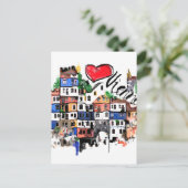 Ik hou van Wenen Briefkaart (Staand voorkant)