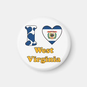 Ik hou van West Virginia Magneet