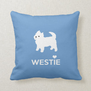 Ik hou van Westie-honden - West Highland White Ter Kussen