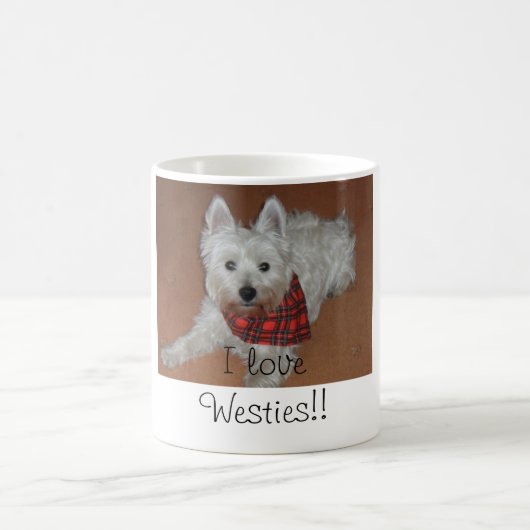 Ik hou van Westies! Koffiemok (Center)