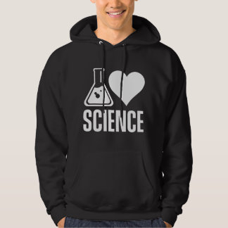 Ik hou van wetenschap Liefhebber Docent Wetenschap Hoodie