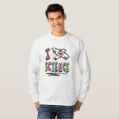 Ik hou van Wetenschap T-shirt (Voorkant volledig)