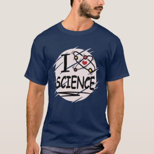 Ik hou van Wetenschap T-shirt