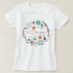 Ik hou van Wetenschap T-shirt