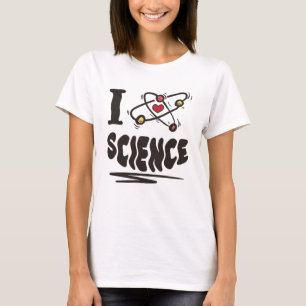 Ik hou van Wetenschap T-shirt