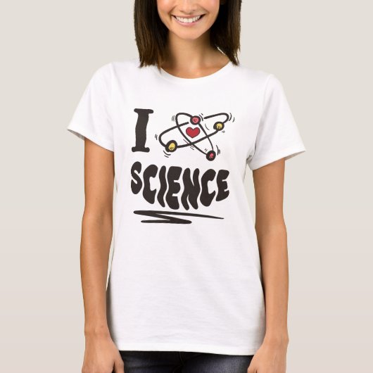 Ik hou van Wetenschap T-shirt (Voorkant)