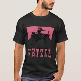 Ik hou van Wetzel achternaam Wetzel familie T-shirt