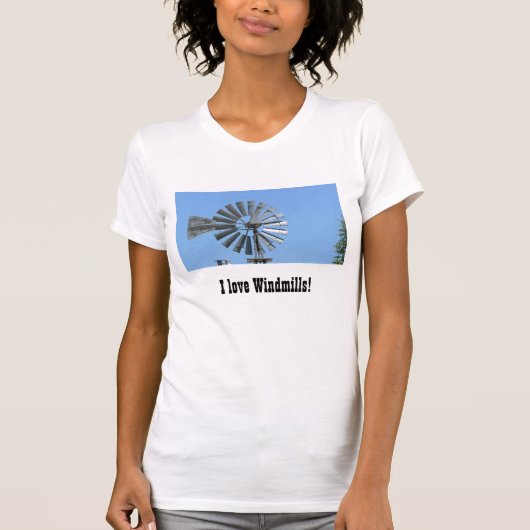Ik hou van Windmills! T-shirt (Voorkant)