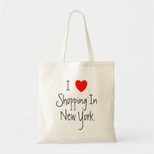 Ik hou van winkelen in New York Tote Bag