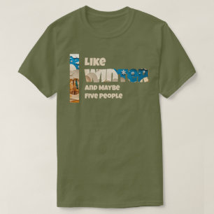 Ik hou van Winter en Misschien T-shirt