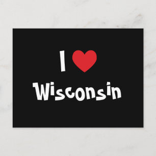 Ik hou van Wisconsin Briefkaart