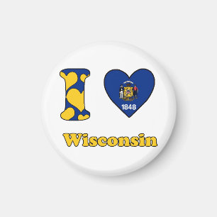 Ik hou van Wisconsin Magneet