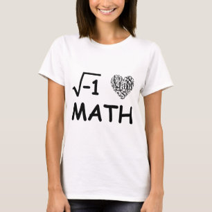 Ik hou van wiskunde t-shirt