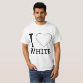 Ik hou van wit t-shirt (Voorkant volledig)