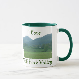 Ik hou van Wolf Fork Valley Mok