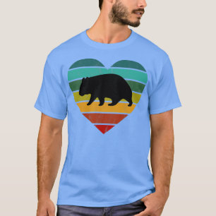 Ik hou van Wombats Heart Wilderness Outback Tasman T-shirt