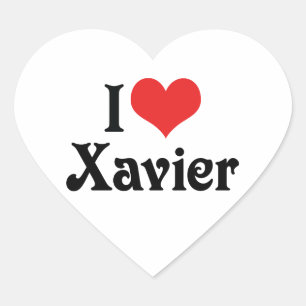 Ik hou van Xavier Hart Sticker