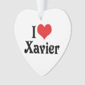Ik hou van Xavier Ornament (voorkant)