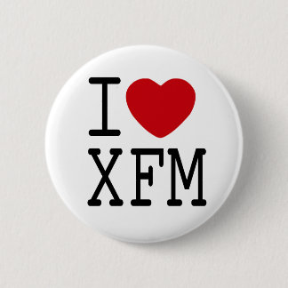 Ik hou van XFM badge Ronde Button 5,7 Cm
