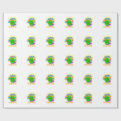 Ik hou van XOXO Afrika, prachtige tekstquote Cadeaupapier (Vlak)