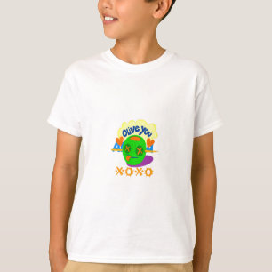 Ik hou van XOXO Afrika, prachtige tekstquote T-shirt