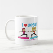 ik hou van yoga koffiemok (Links)