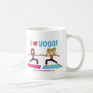 ik hou van yoga koffiemok