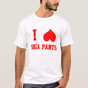 Ik hou van Yoga Pants T-shirt
