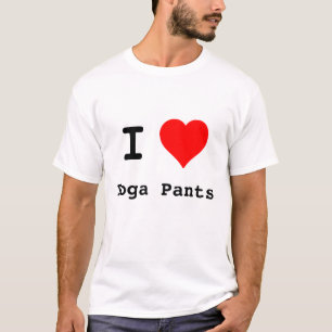 Ik hou van Yoga Pants T-shirt