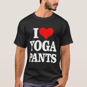 Ik hou van Yoga Pants T T-shirt