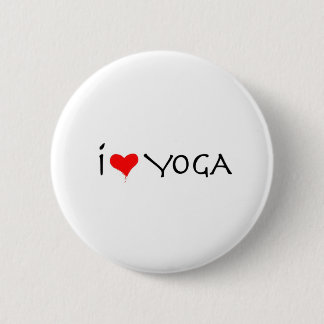 ik hou van yoga ronde button 5,7 cm