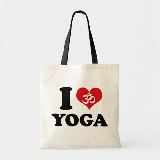Ik hou van YOGA - tas (Voorkant)