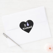 Ik hou van Yokai! Hart Sticker (Envelop)
