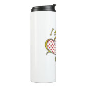 Ik hou van You Design Thermosbeker (Gedraaid links)