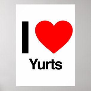 ik hou van yurts poster