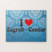 Ik hou van Zagreb - Centar, Kroatië Legpuzzel (Horizontaal)