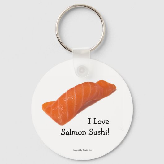 Ik hou van zalmsushi-Sleutelhanger Sleutelhanger (Voorkant)
