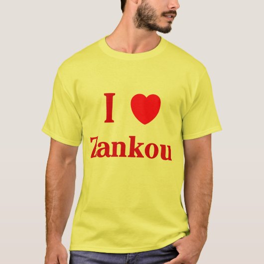 Ik hou van Zankou! - Gepersonaliseerd T-shirt (Voorkant)