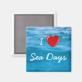 Ik hou van Zee dagen Magneet (Voorkant / Achterkant)