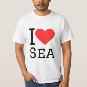 Ik hou van zee t-shirt