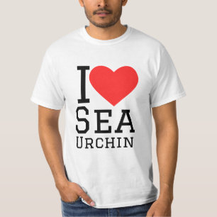 Ik hou van zee urchin t-shirt
