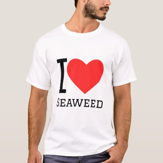 Ik hou van zeewier t-shirt (Voorkant)