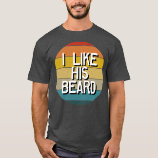 Ik hou van zijn baard die koppige herroos met z'n t-shirt