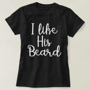 ik hou van zijn baard t-shirt