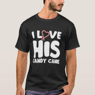 Ik hou van zijn snoepriet Ik hou van haar Snoepjes T-shirt