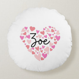 Ik hou van Zoe Rond Kussen