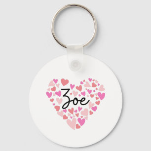 Ik hou van Zoe Sleutelhanger