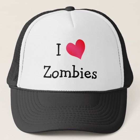 Ik hou van Zombies Trucker Pet (Voorkant)