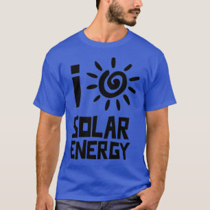 Ik hou van zonne-energie t-shirt