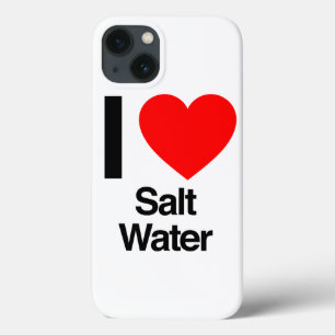 ik hou van zout water iPhone 13 hoesje